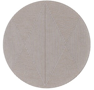 Le Jacquard Francais Club Losanges Beige Round Placemats