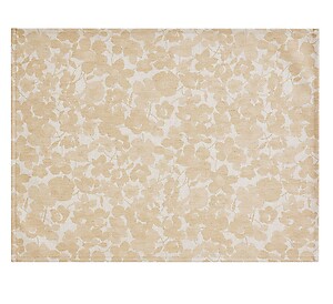 Le Jacquard Francais Mille-Fleurs Beige Coated Placemats, Set of 4