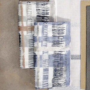 Bodrum Contempo Ice Blue Graphic Napkins - Set of 4