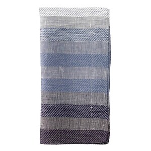 Bodrum Gradient Stripe Navy Napkins - Set of 4