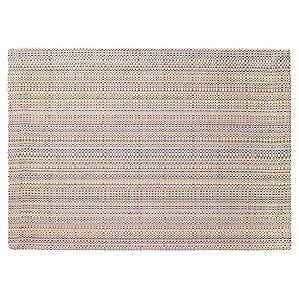 Bodrum Grid Multicolor Outdoor Placemats - Set of 4