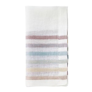 Bodrum Logan Pastel Striped Napkins - Set of 4
