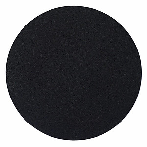 Bodrum Skate Black Round Easy Care Placemats - Set of 4