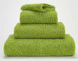 Abyss Super Pile Towels Apple Green Color 165