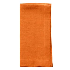 Bodrum Amalfi Pumpkin Orange Stonewashed Napkins - Set of 4