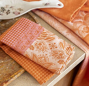 Le Jacquard Francais Confitures Yellow Cotton Kitchen Hand Towel
