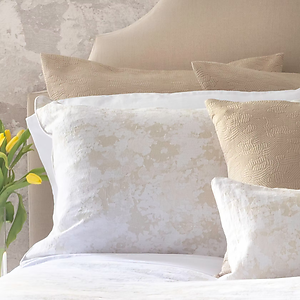Jacquard Bedding - St. Geneve Sakura Parchment