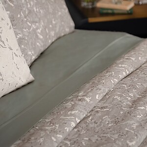 Warm Tone Jacquard Bedding - St. Geneve Westmount