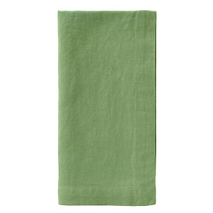 Bodrum Amalfi Grass Green Stonewashed Napkins - Set of 4