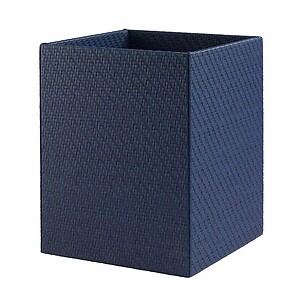Bodrum Navy Blue Wicker Bath Collection