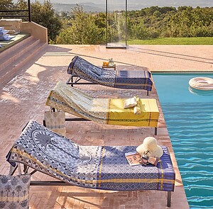Le Jacquard Francais Palmeraie Yellow Beach Towel