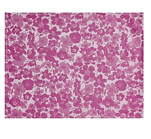 Le Jacquard Francais Mille-Fleurs Pink Coated Placemats, Set of 4