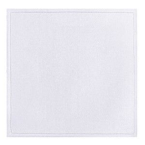 Le Jacquard Francais Portofino White Linen Tablecloths and Napkins