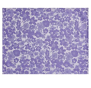 Le Jacquard Francais Mille-Fleurs Purple Coated Placemats, Set of 4