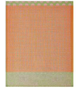 Le Jacquard Francais Salade d'ete Red Cotton Kitchen Hand Towel