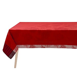 Le Jacquard Francais Souveraine Red Table Linens