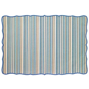 Bodrum Bonaire Rectangle Striped Placemats - Set of 4