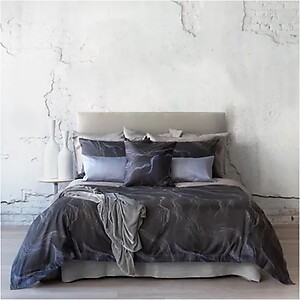Elegant Jacquard Bedding - St. Geneve Vesper Midnight