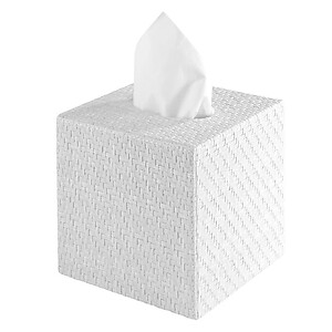 Bodrum White Wicker Bath Collection