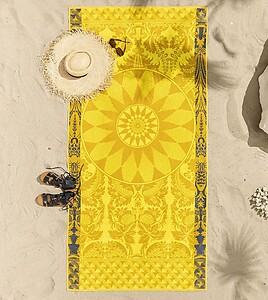 Le Jacquard Francais Soleil Yellow Beach Towel