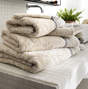 Le Jacquard Francais Charme Yellow Towels