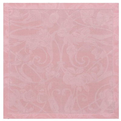 Le Jacquard Francais Tivoli Powder Pink Floral Table Linens