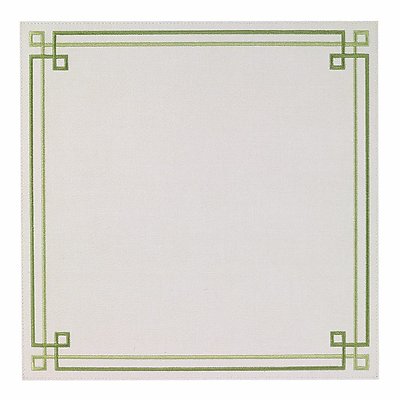 Bodrum Link Green Square Easy Care Placemats - Set of 4