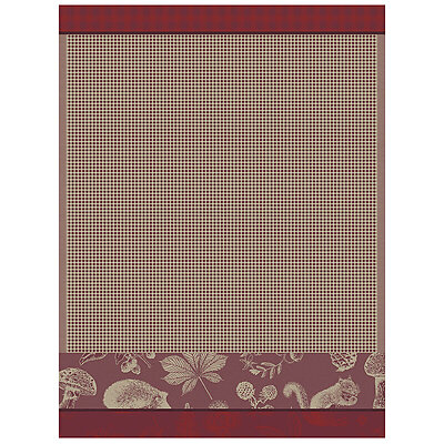 Le Jacquard Francais Dans Les Bois Red Cotton Hand Towel