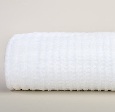 White Waffle Weave Throw Blanket - Kashwere 